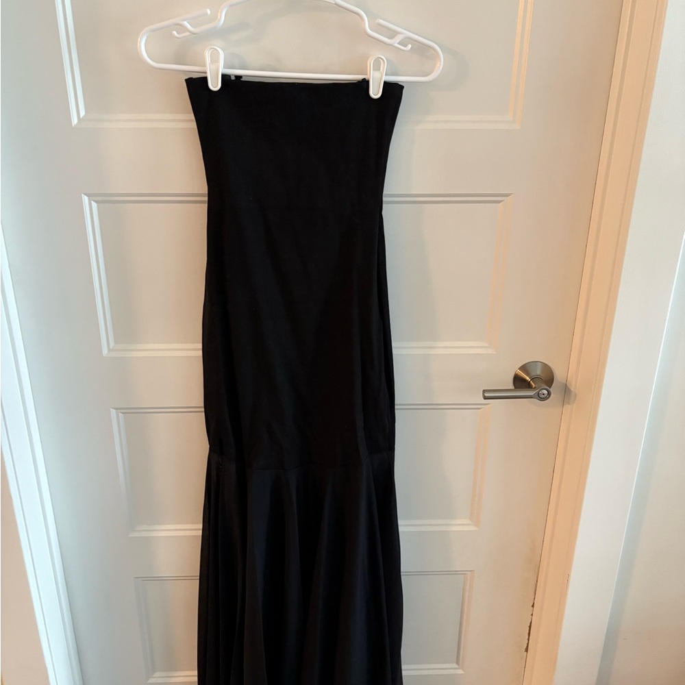 Pixie Market Black Spaghetti-Strap Maxi Dress NWT - image 5